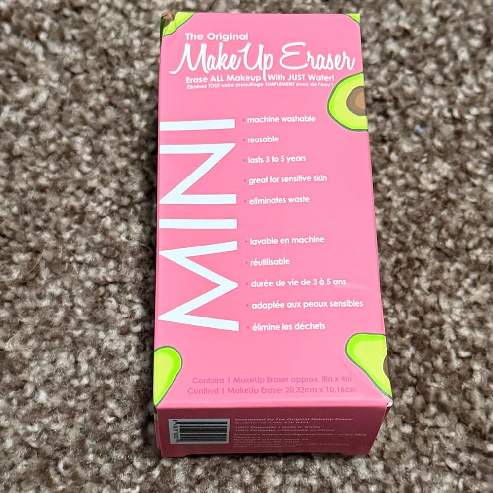 MakeUp Eraser Mini - Vibrant Pink and Green